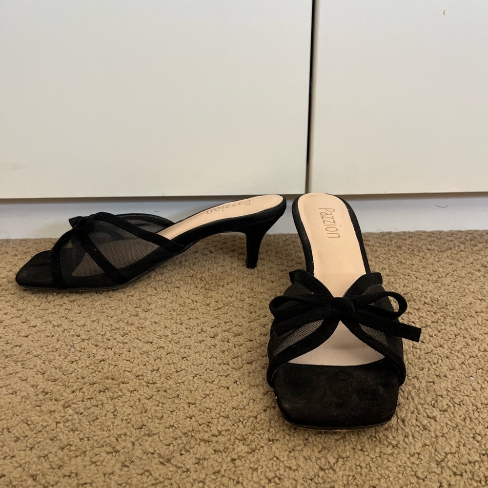 Black Kitten Heels